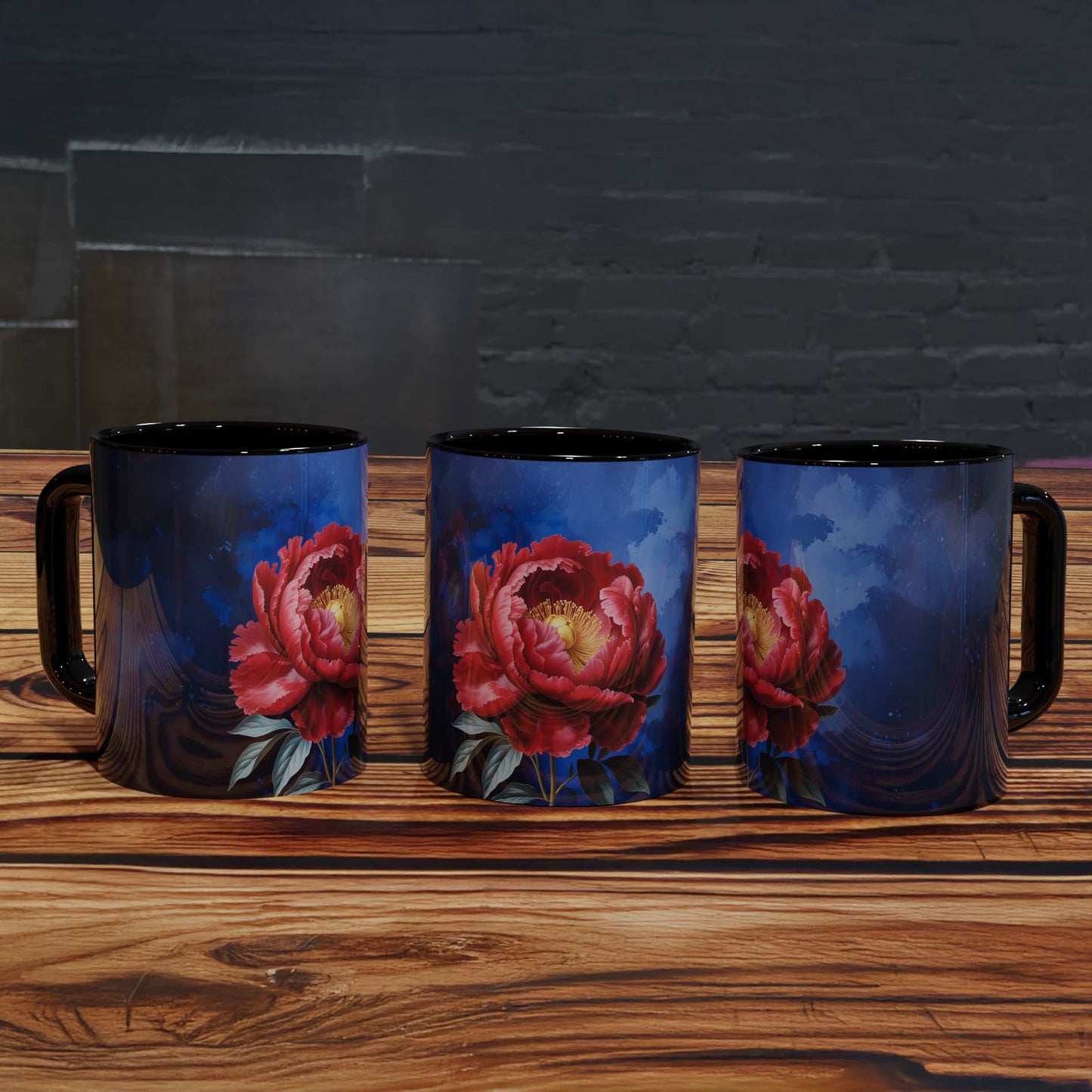 Elegancia en Azul y Rojo
