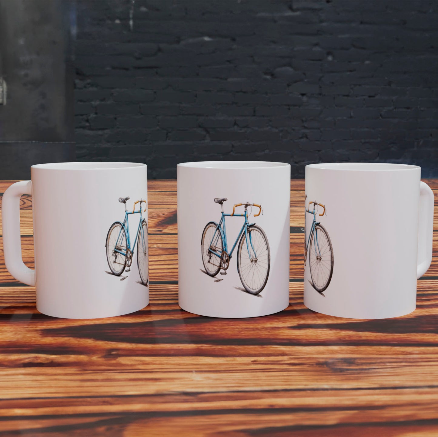 Taza con Diseño de Bicicleta Vintage