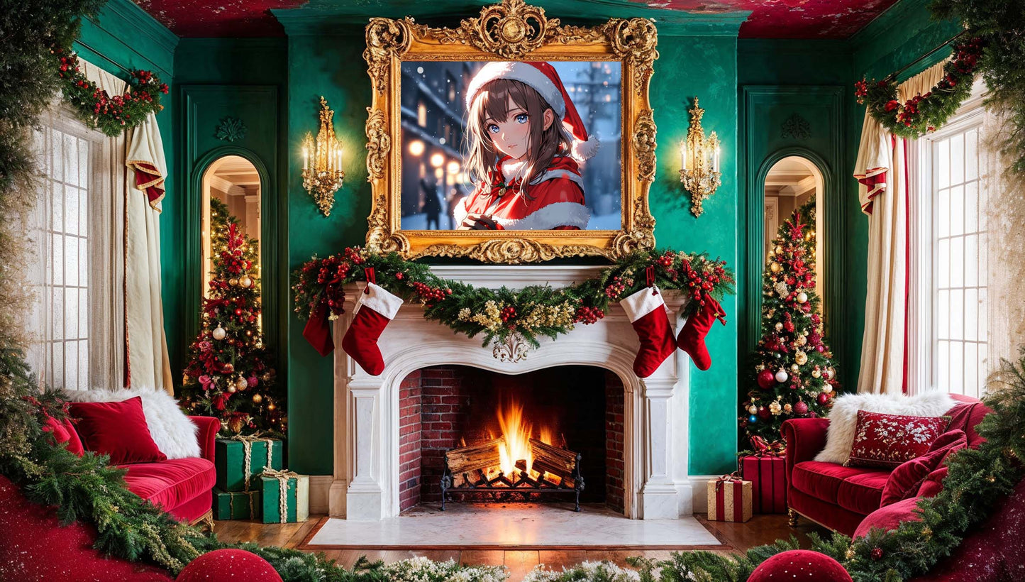 Santa Anime Girl