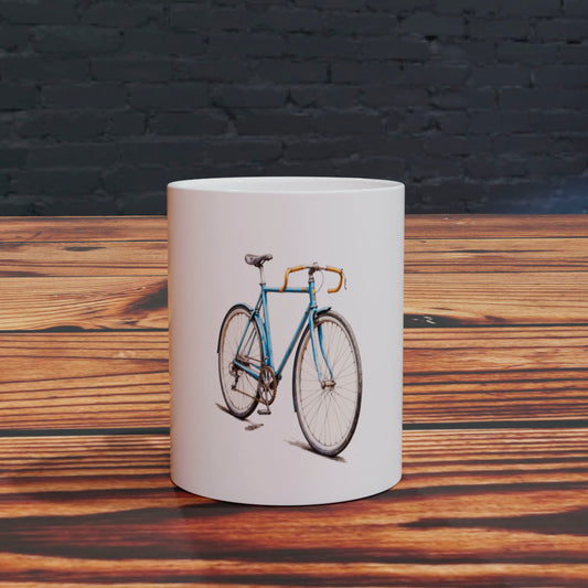 Taza con Diseño de Bicicleta Vintage