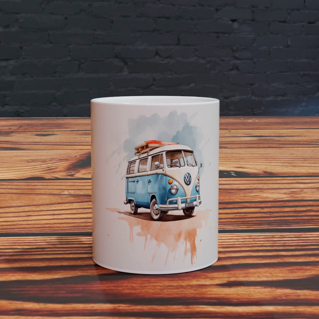 Aventuras Vintage: Taza con VW Camper Van