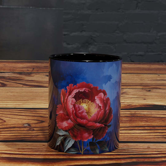 Elegancia en Azul y Rojo