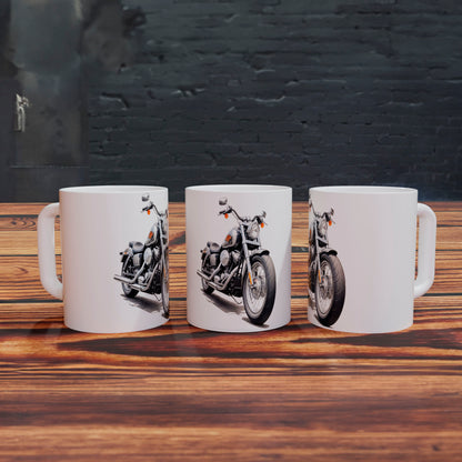 Libertad sobre Ruedas: Taza con Motocicleta HD