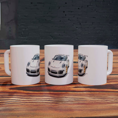 Taza con Diseño de Auto Deportivo