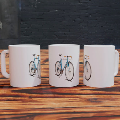 Taza con Diseño de Bicicleta Vintage