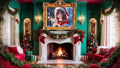 Santa Anime Girl