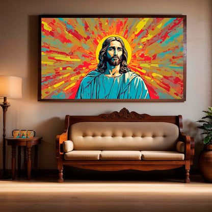Taza de Jesús: Fe y Esperanza en Colores Vivos